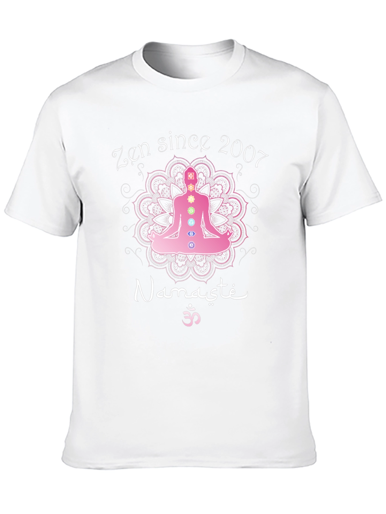 Zen Since 2007 Namaste Yoga Chakra T-Shirt