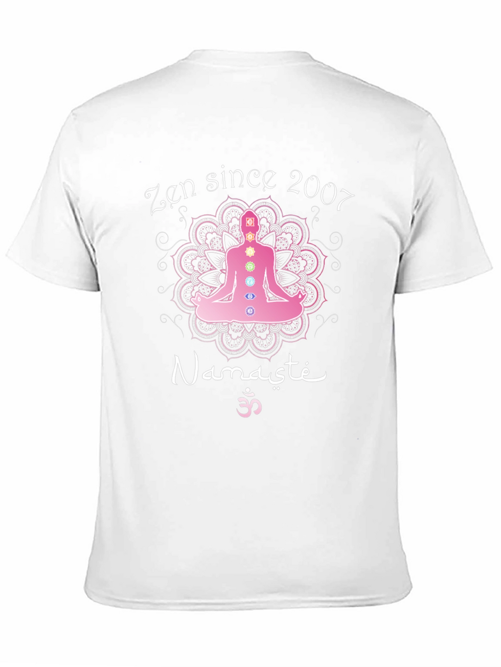 Zen Since 2007 Namaste Yoga Chakra T-Shirt