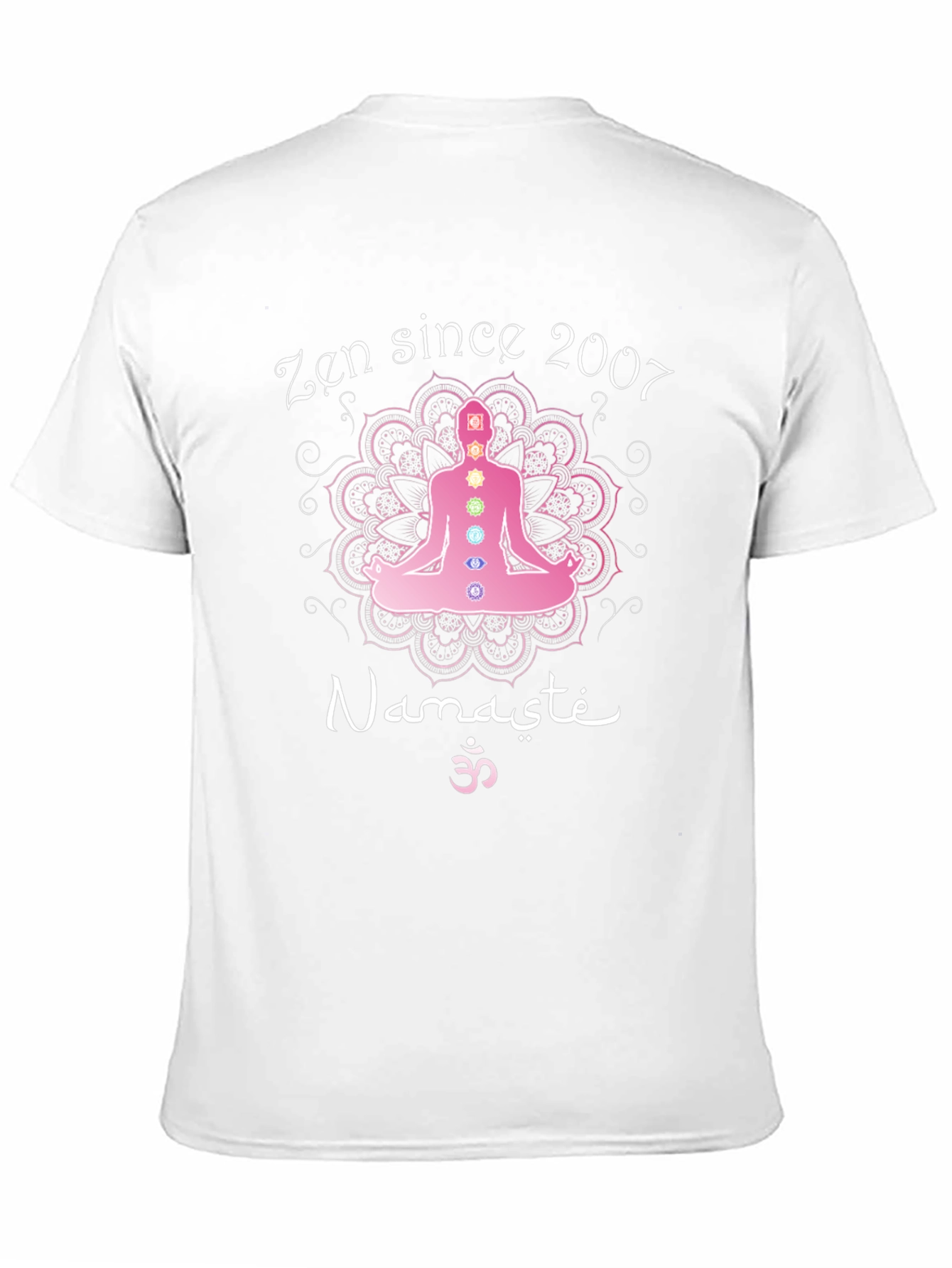 Zen Since 2007 Namaste Yoga Chakra T-Shirt