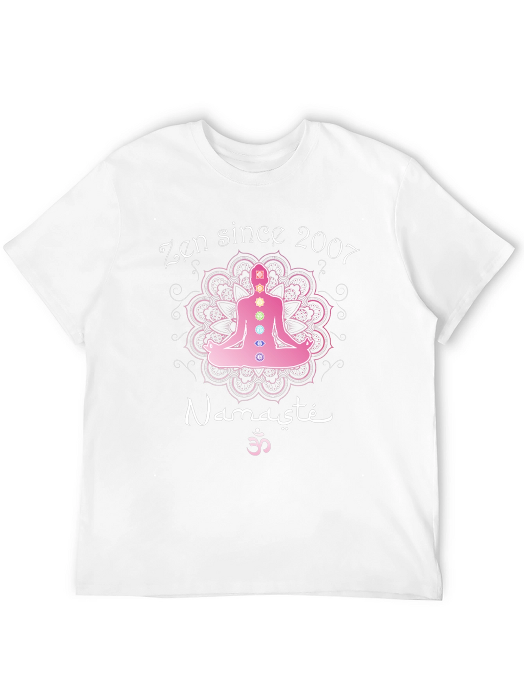 Zen Since 2007 Namaste Yoga Chakra T-Shirt