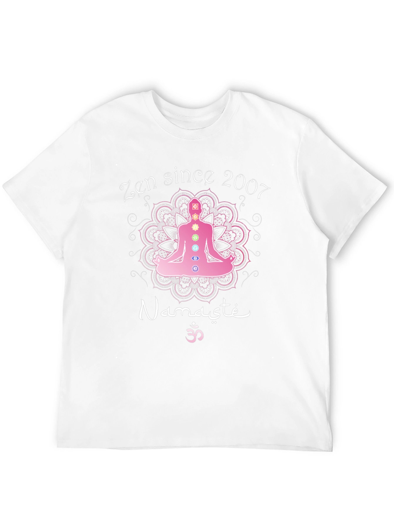 Zen Since 2007 Namaste Yoga Chakra T-Shirt