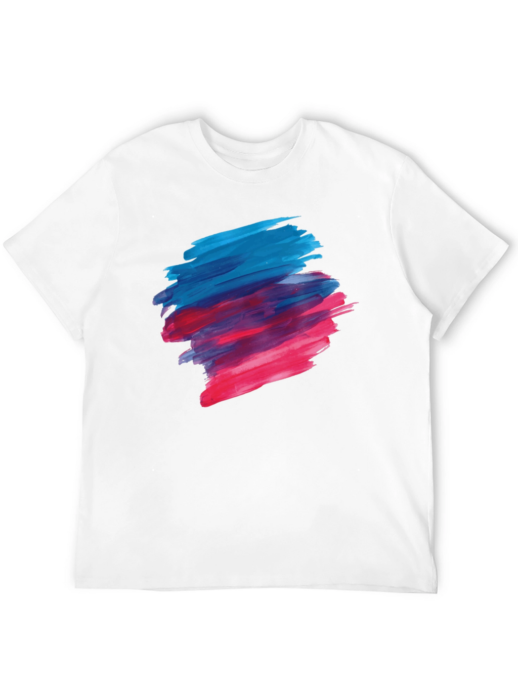Abstract Brushstroke Graphic Tee