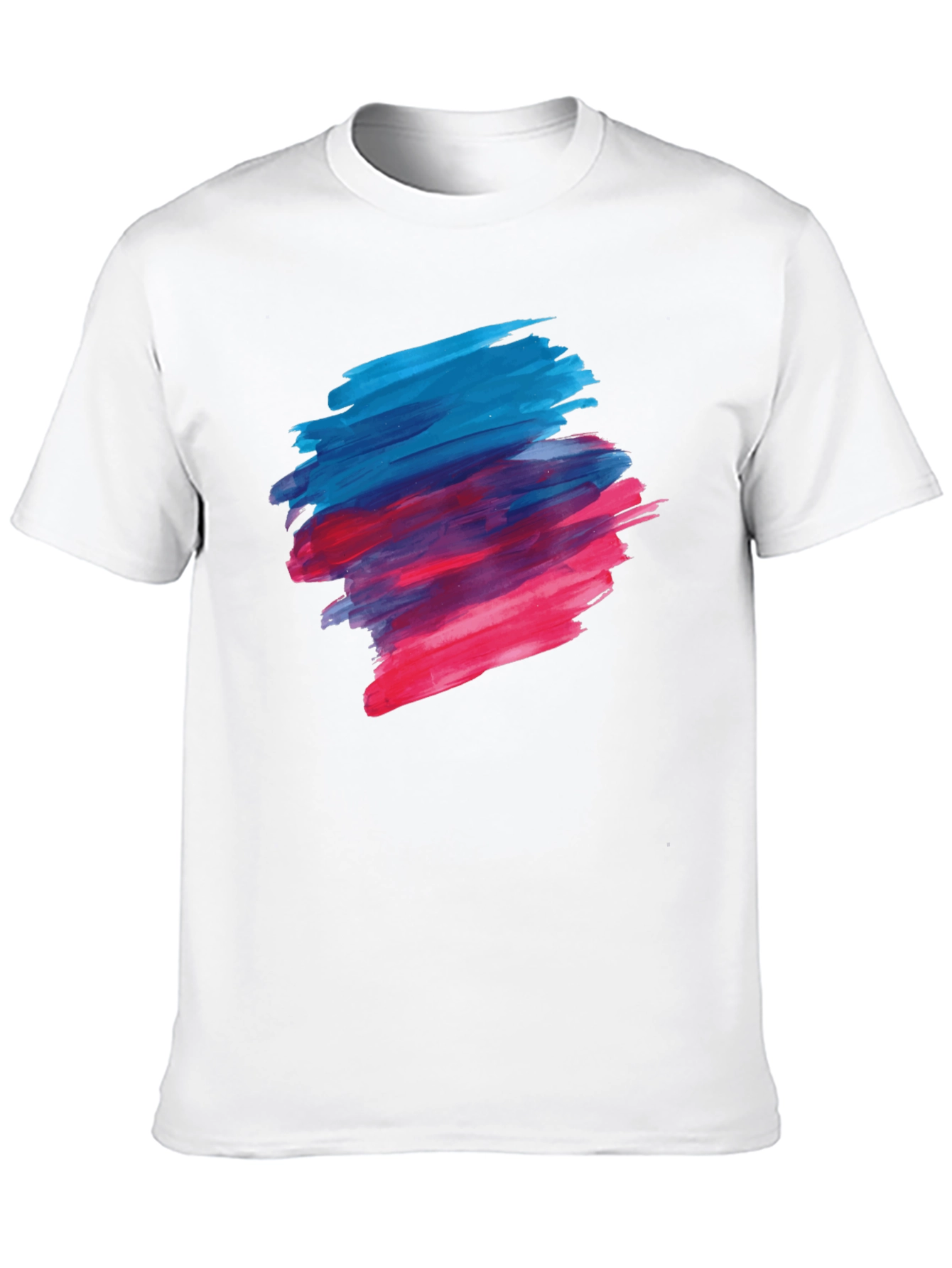 Abstract Brushstroke Graphic Tee