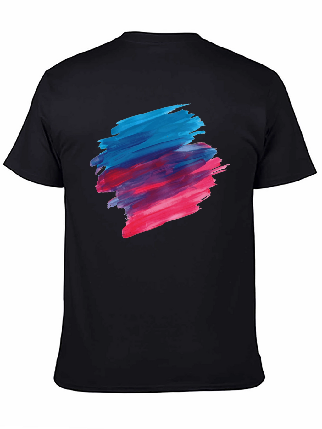 Abstract Brushstroke Graphic Tee