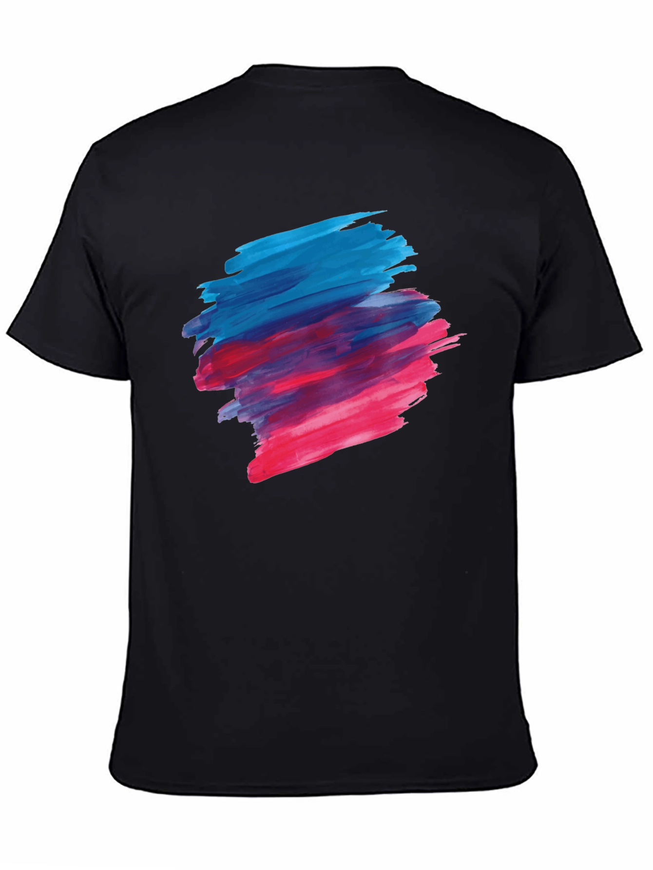 Abstract Brushstroke Graphic Tee
