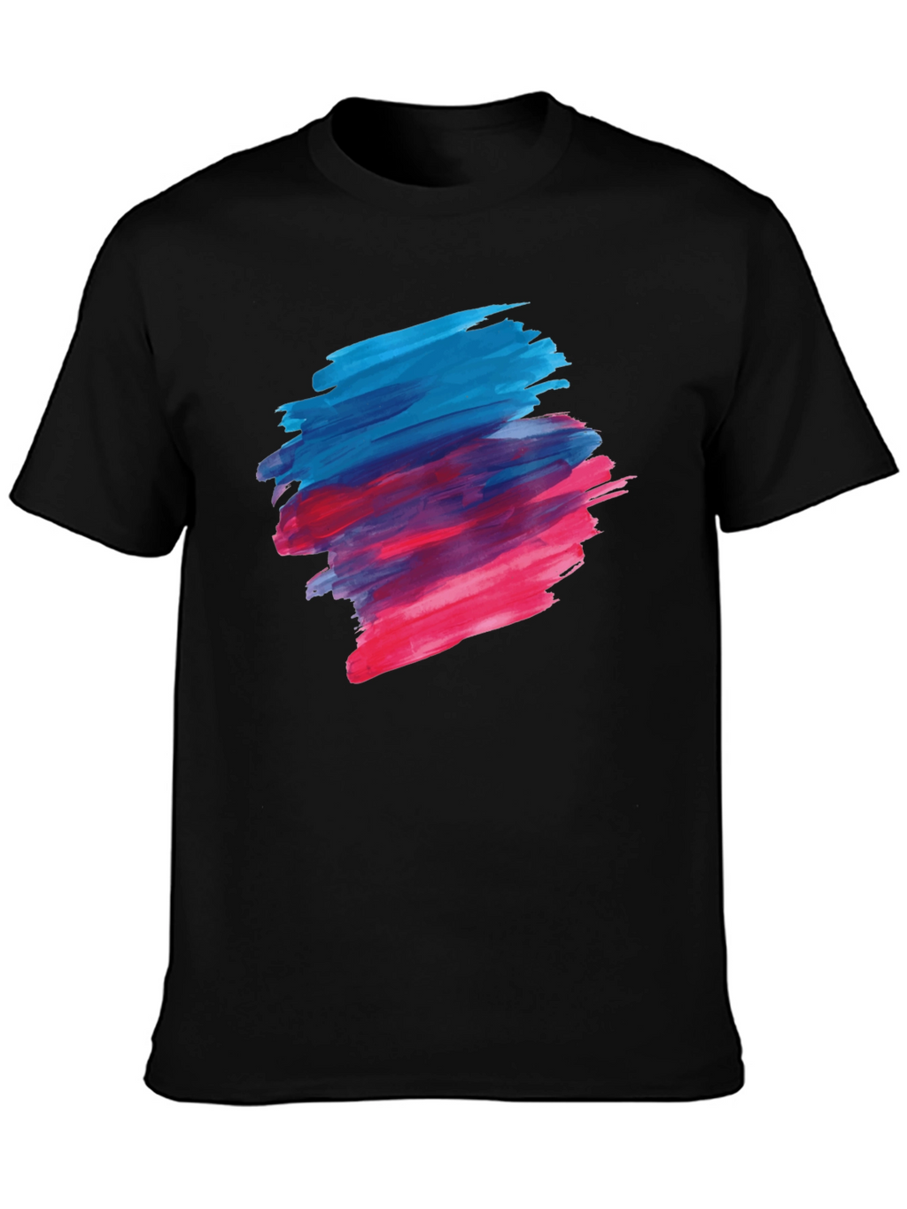 Abstract Brushstroke Graphic Tee