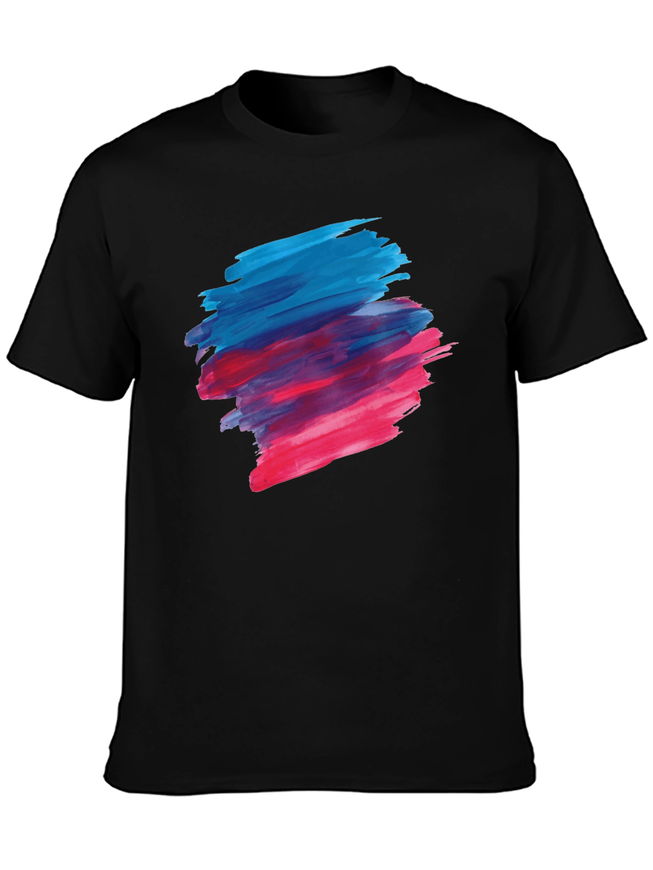 Abstract Brushstroke Graphic Tee