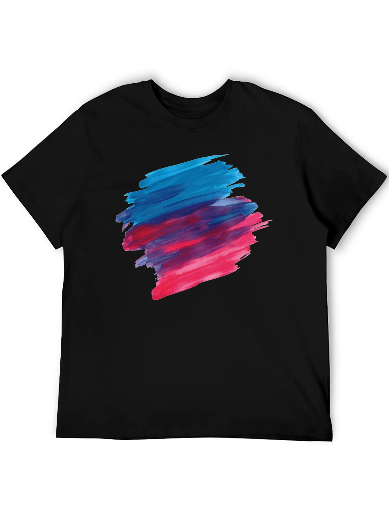 Abstract Brushstroke Graphic Tee