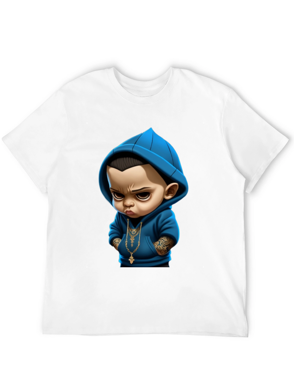 Cool Baby Graphic Tee - Black Cotton T-Shirt
