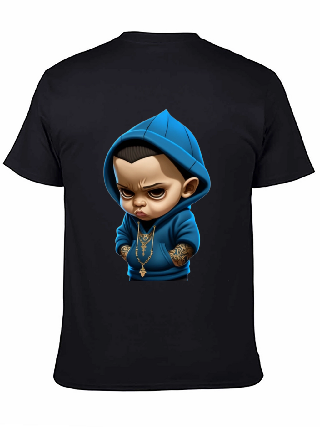 Cool Baby Graphic Tee - Black Cotton T-Shirt