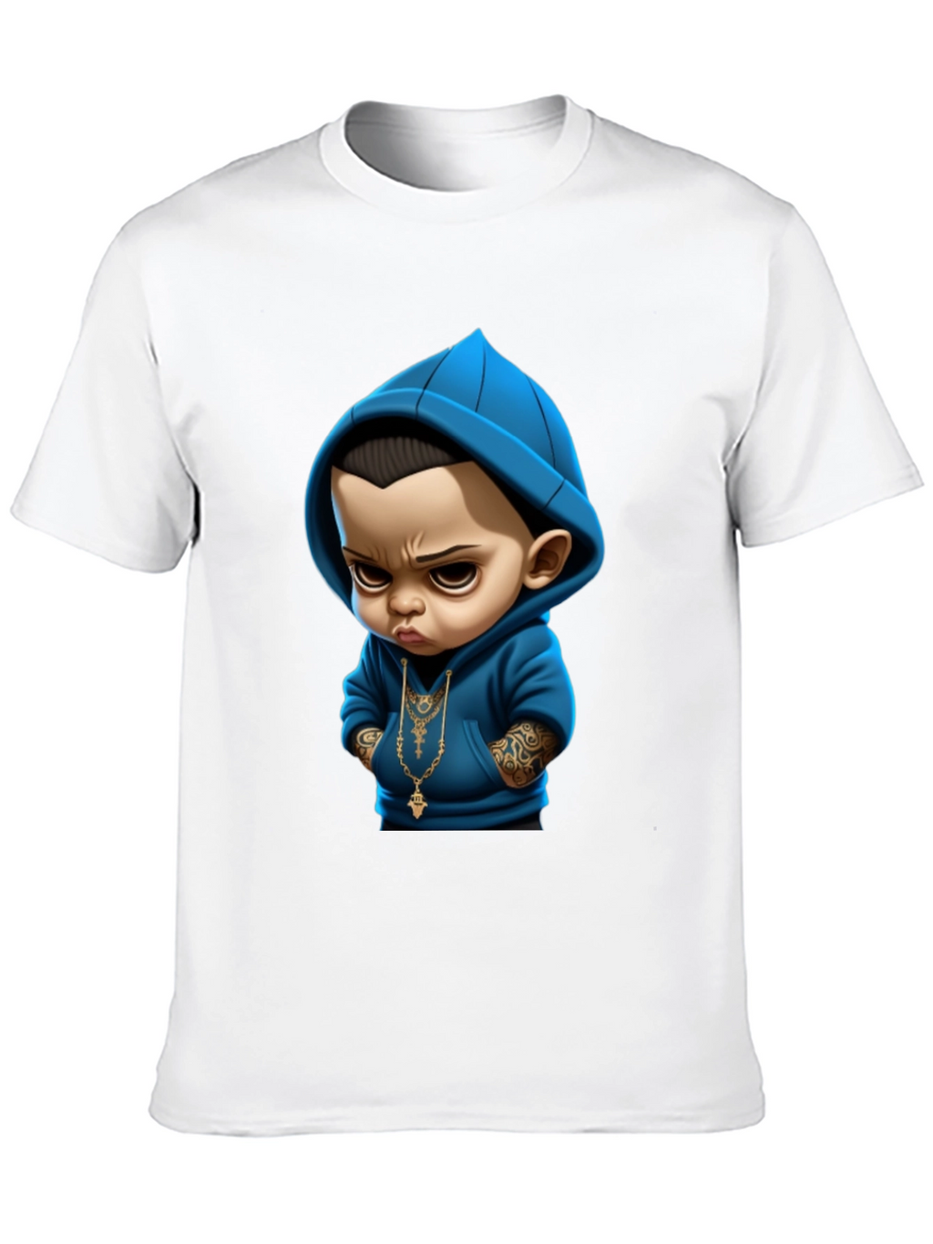 Cool Baby Graphic Tee - Black Cotton T-Shirt