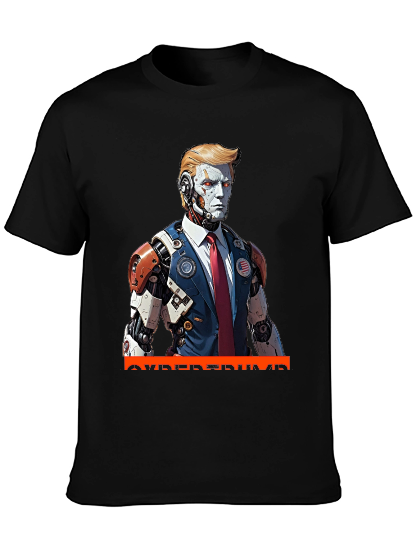 CyberTrump T-Shirt - Futuristic Political Statement