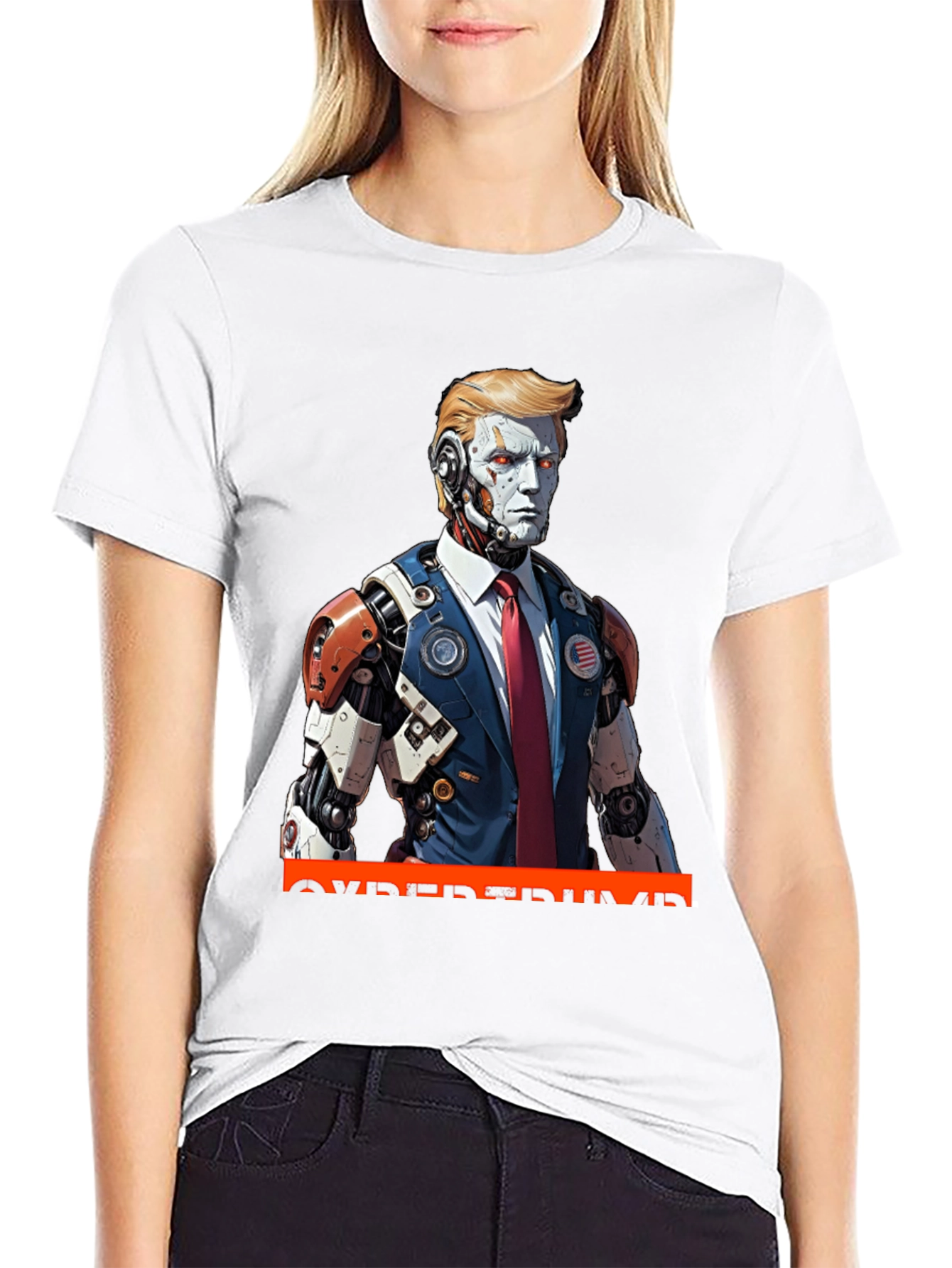 CyberTrump T-Shirt - Futuristic Political Statement