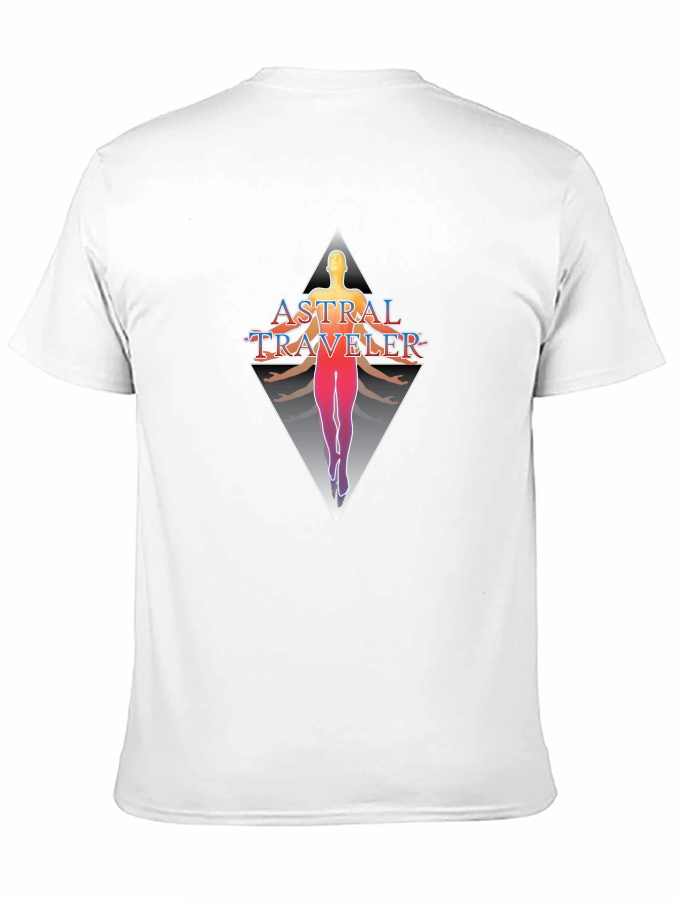 Astral Traveler Graphic Tee - Black Cotton