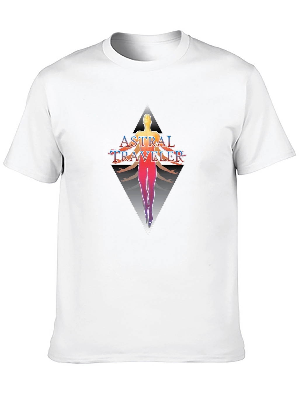 Astral Traveler Graphic Tee - Black Cotton