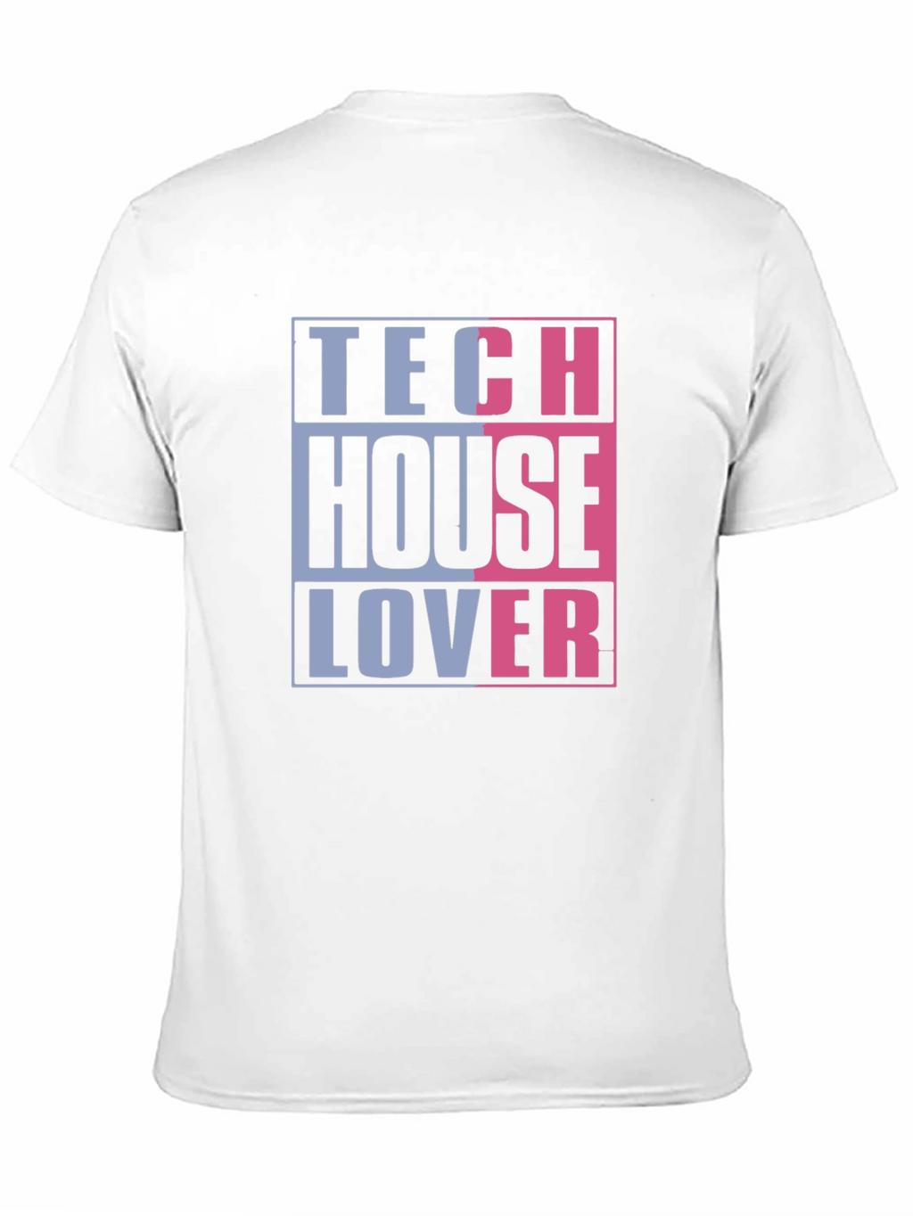 Tech House Lover Graphic T-Shirt - Black