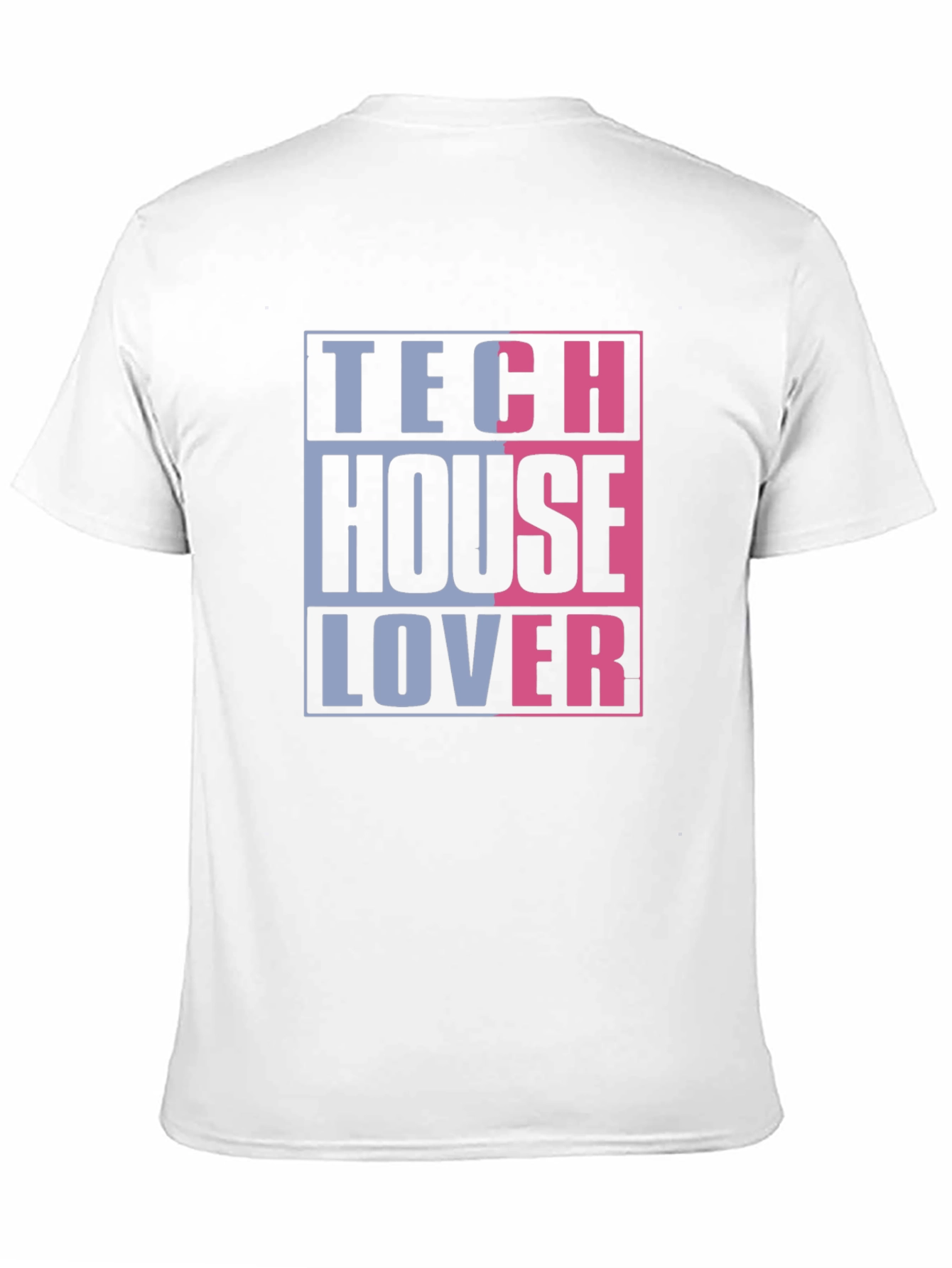 Tech House Lover Graphic T-Shirt - Black