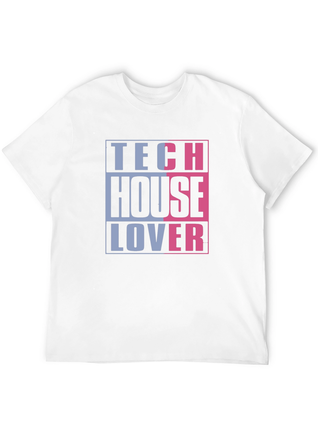 Tech House Lover Graphic T-Shirt - Black