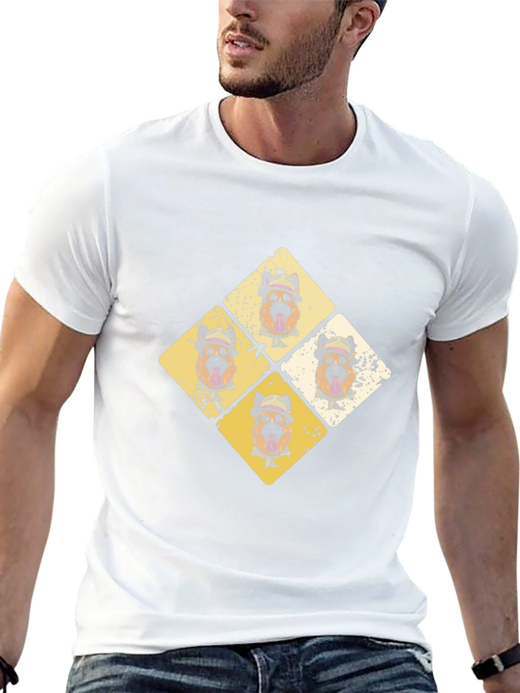 Dog Lovers Tee: Diamond Doggies
