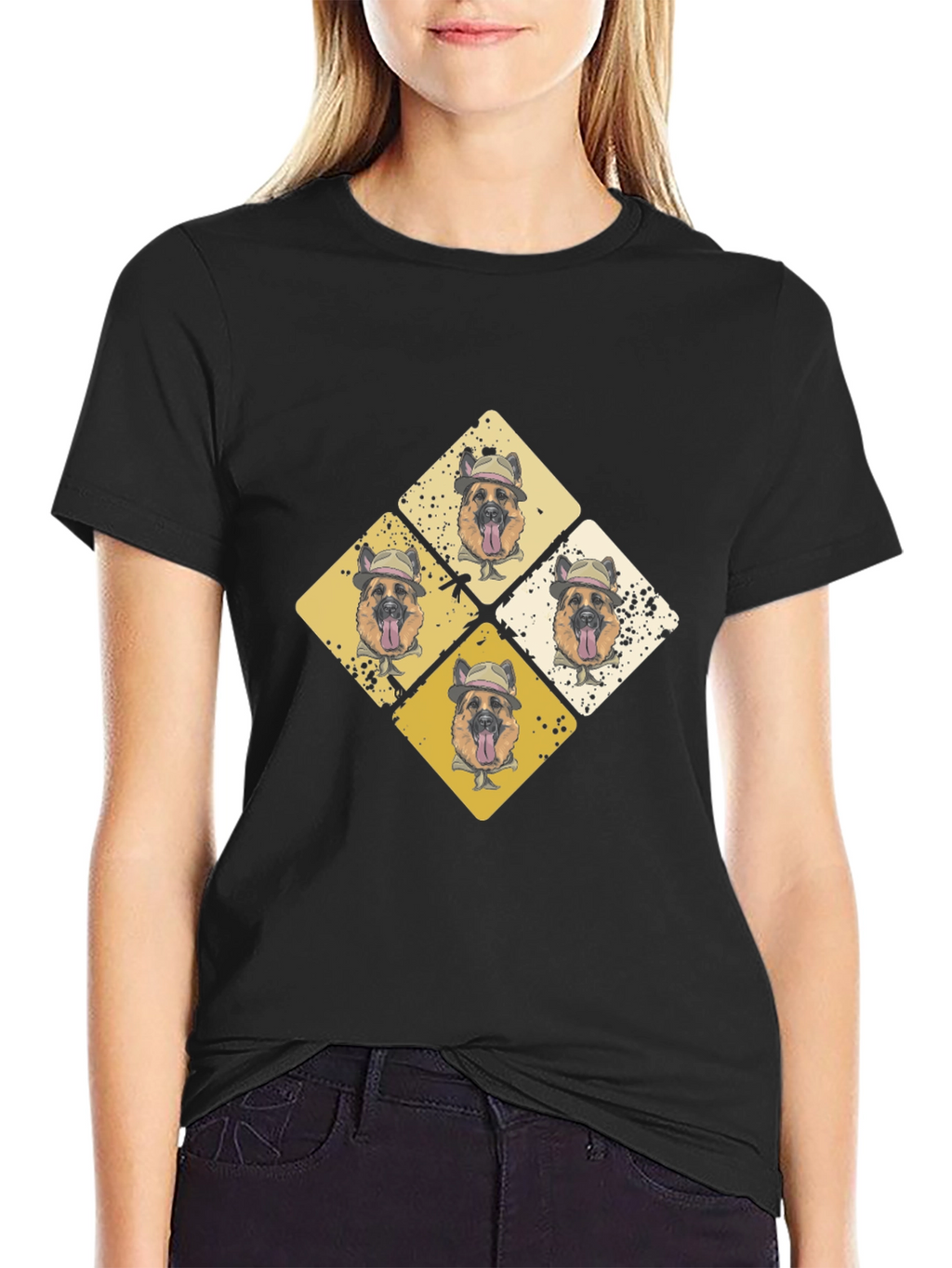 Dog Lovers Tee: Diamond Doggies