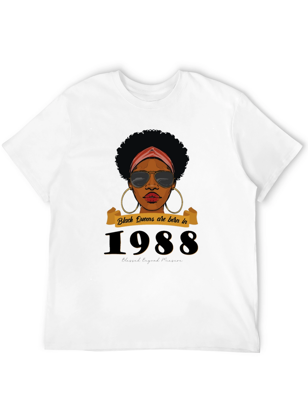 Black Queens Born in 1988 T-Shirt