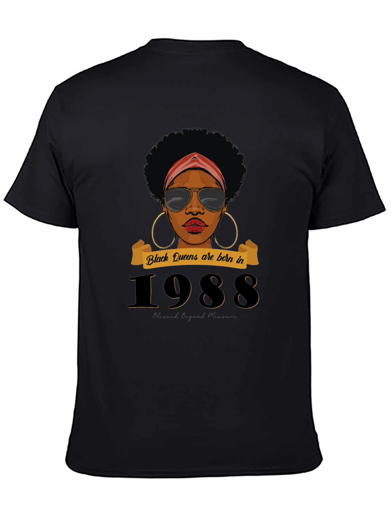 Black Queens Born in 1988 T-Shirt