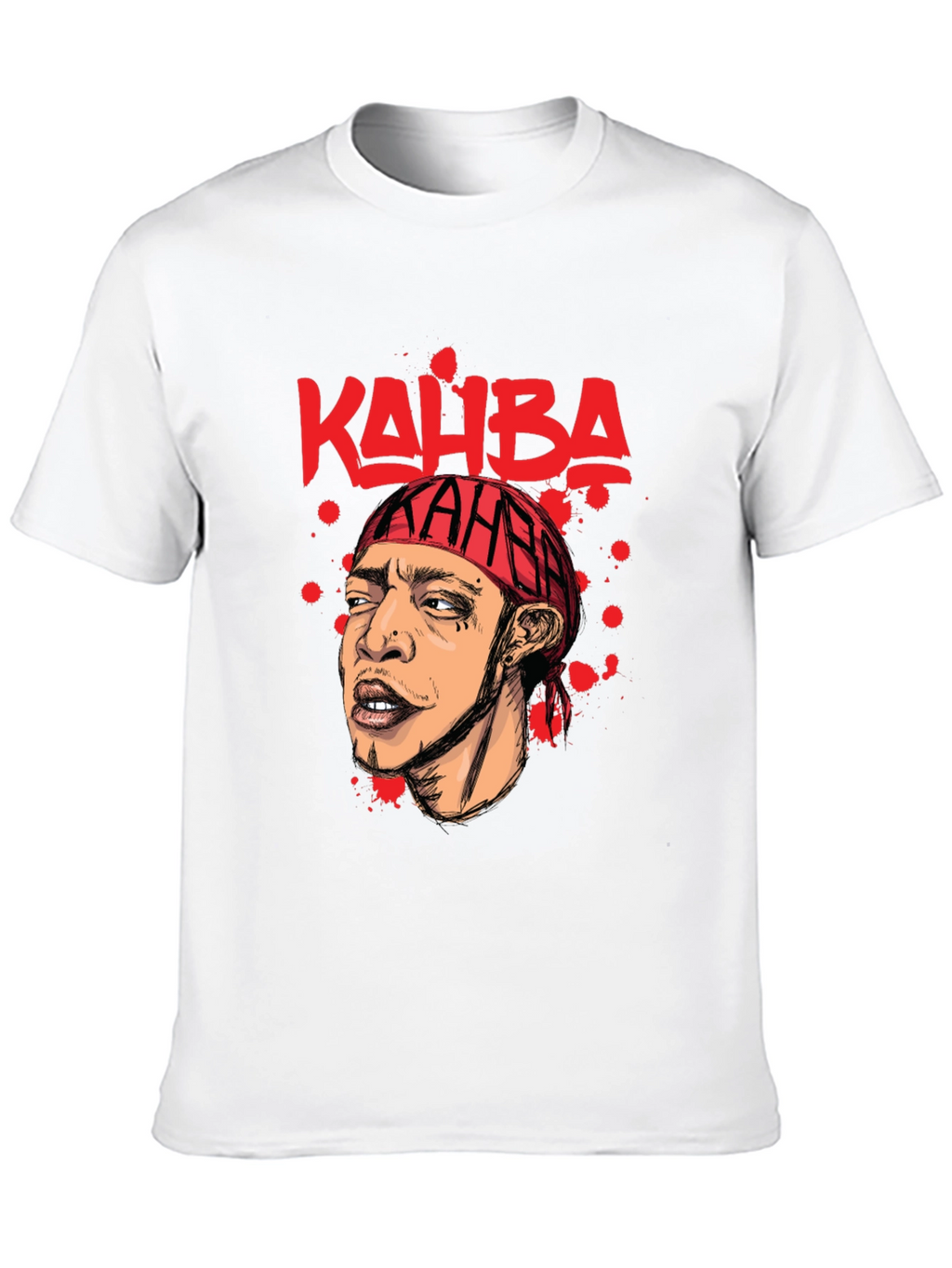 Kahba Graphic Print T-Shirt - Black