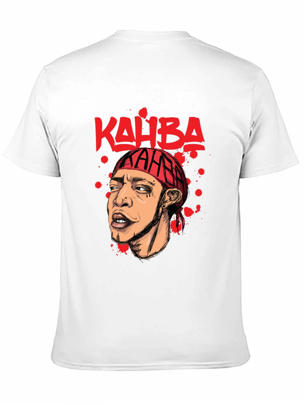 Kahba Graphic Print T-Shirt - Black
