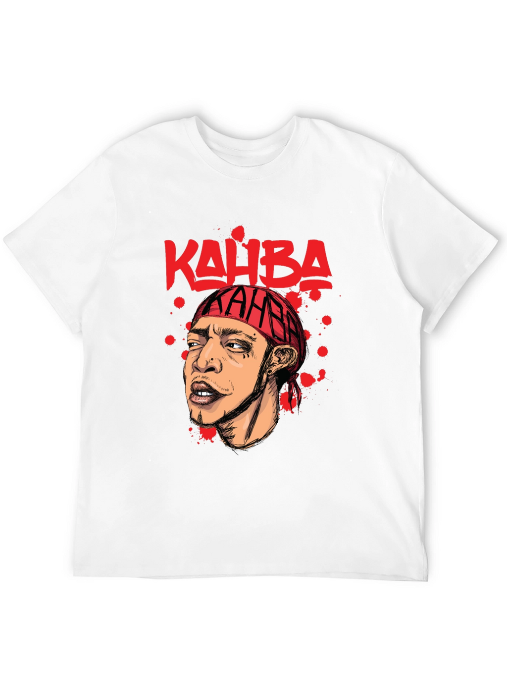Kahba Graphic Print T-Shirt - Black