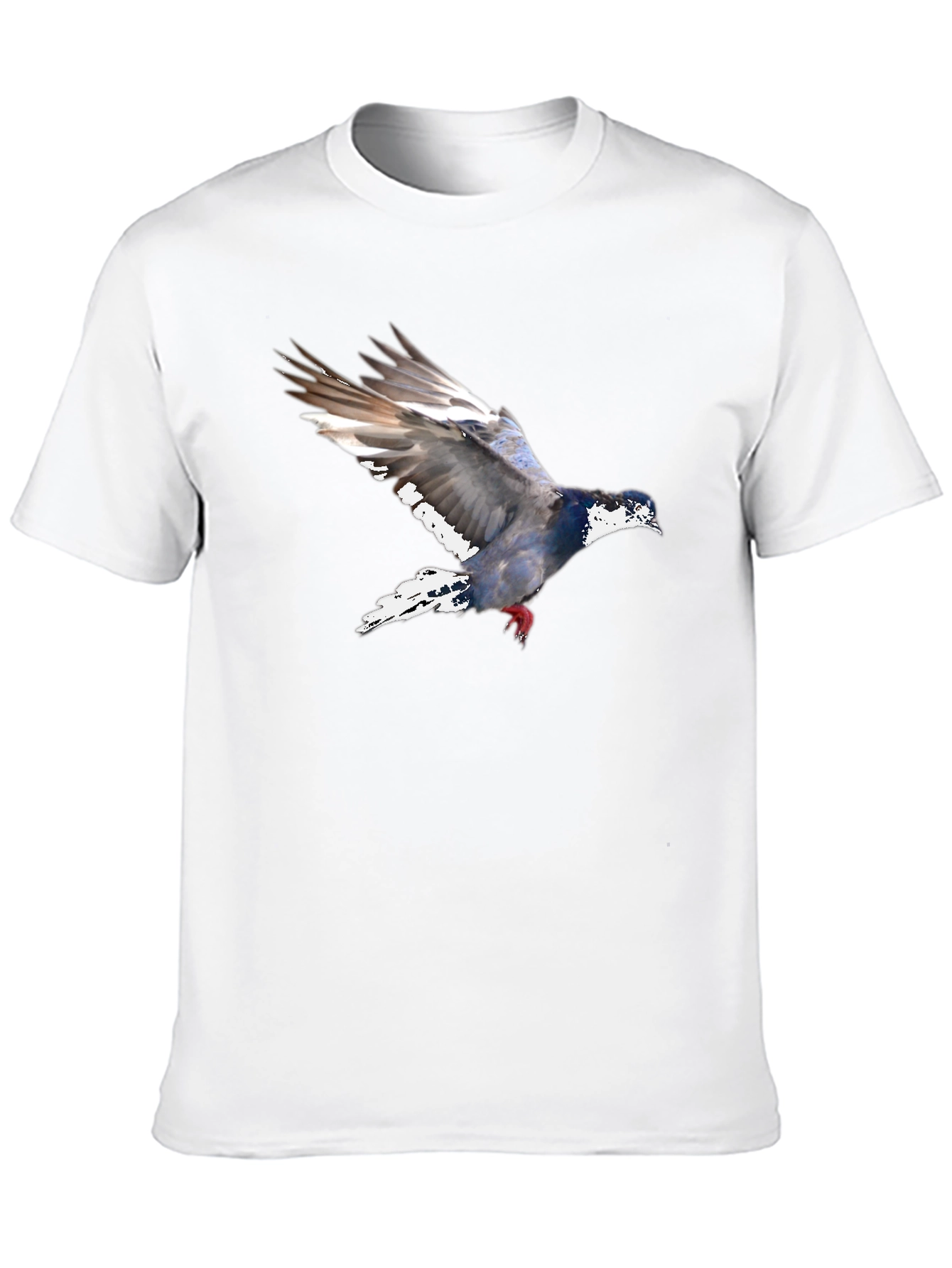 Pigeon Graphic Tee - Mens Black T-Shirt