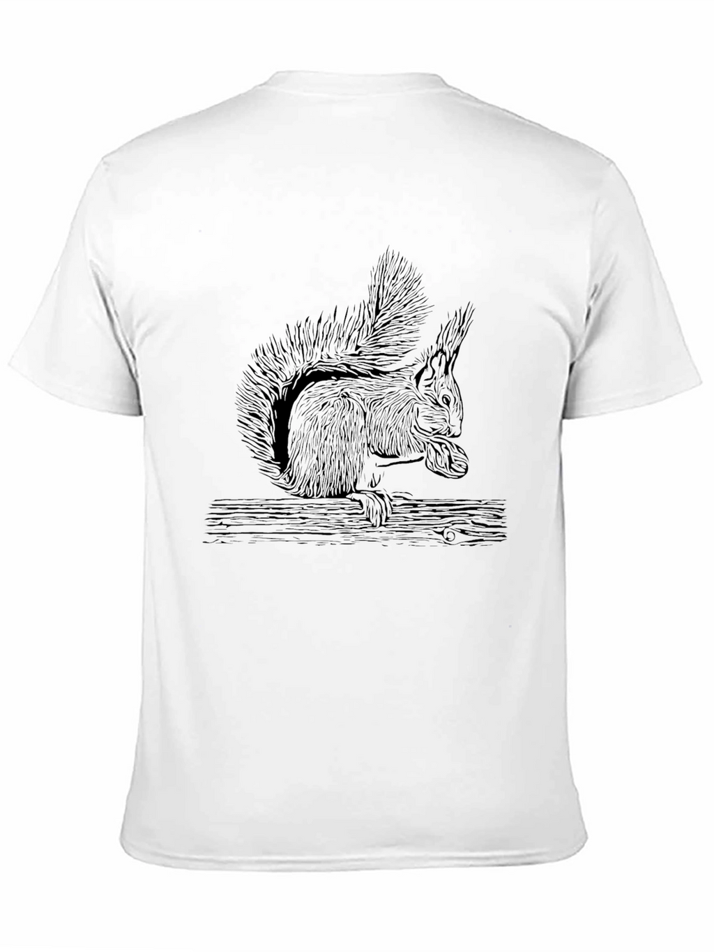 Squirrel Graphic Tee - Nature Lovers T-Shirt