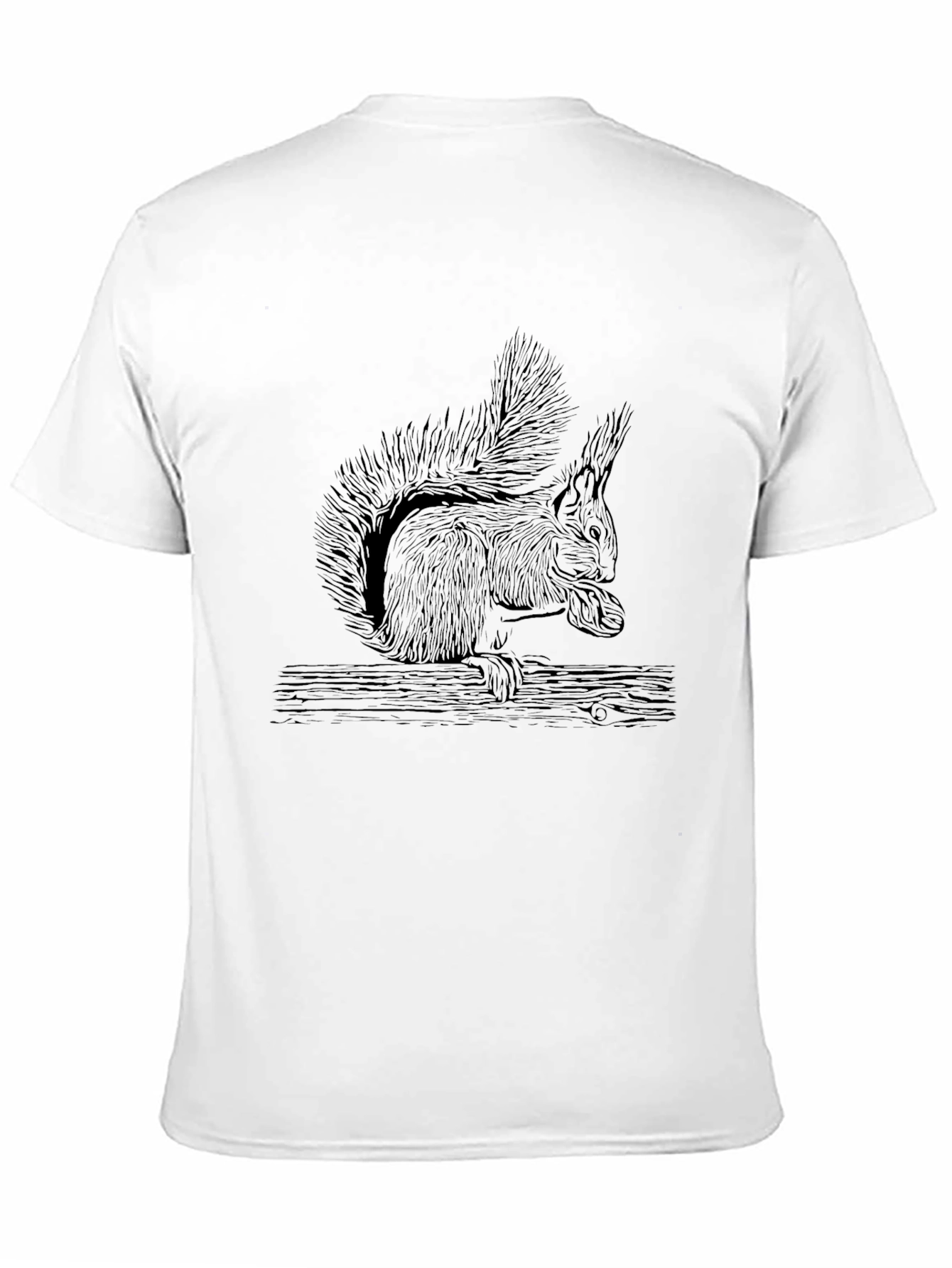 Squirrel Graphic Tee - Nature Lovers T-Shirt