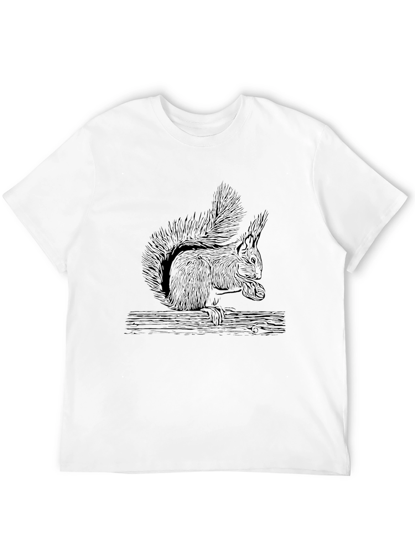 Squirrel Graphic Tee - Nature Lovers T-Shirt