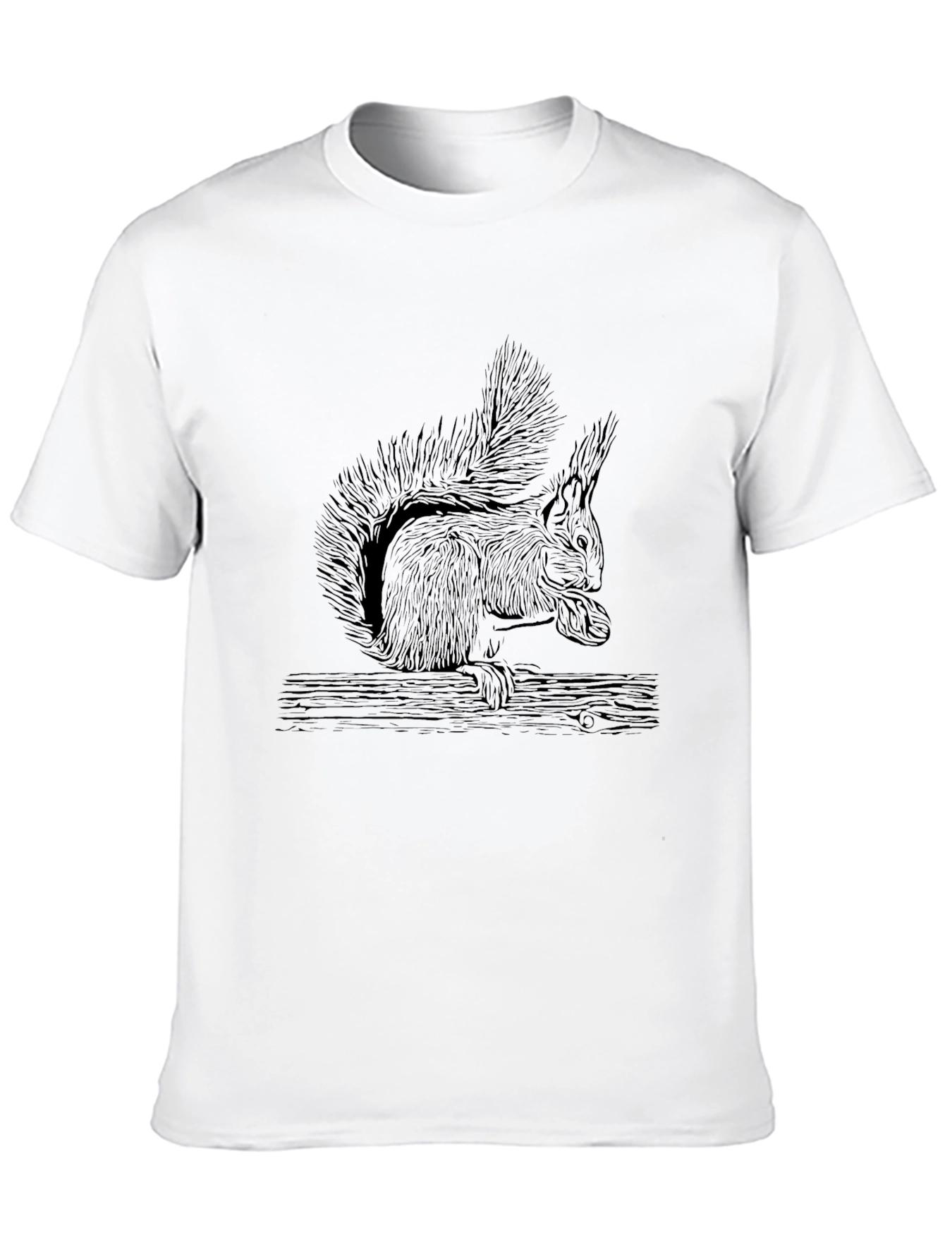Squirrel Graphic Tee - Nature Lovers T-Shirt