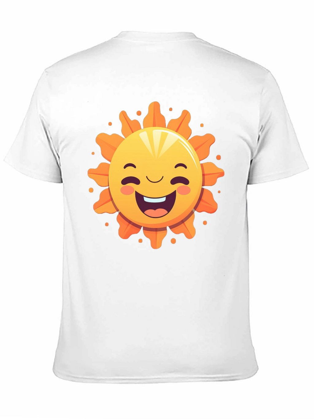Happy Sunshine Graphic Tee - Black Cotton T-Shirt