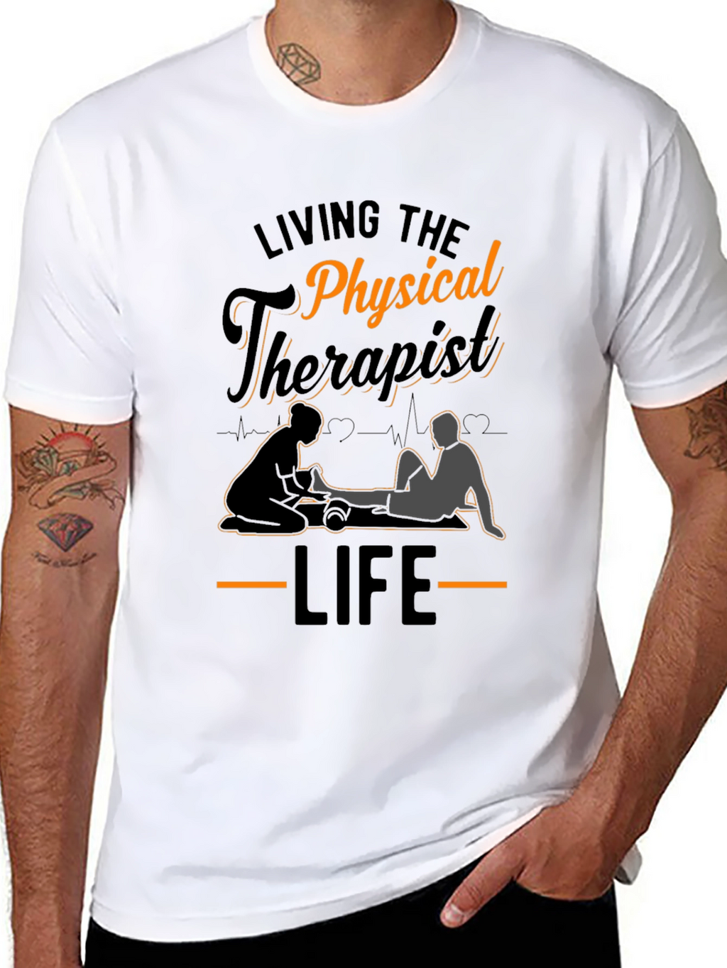 Living the Physical Therapist Life Graphic Tee