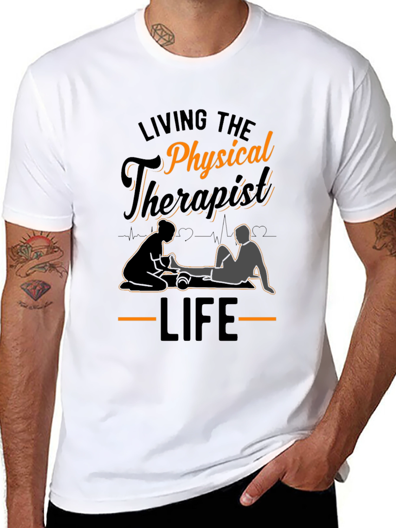 Living the Physical Therapist Life Graphic Tee