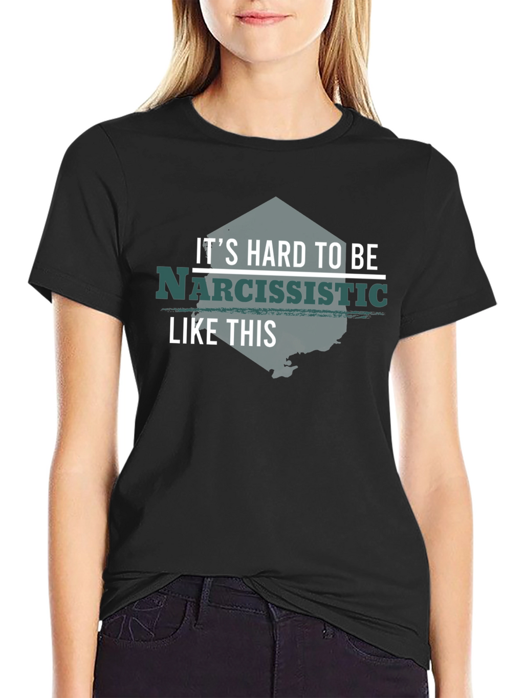 Narcissistic Funny T-Shirt - Black