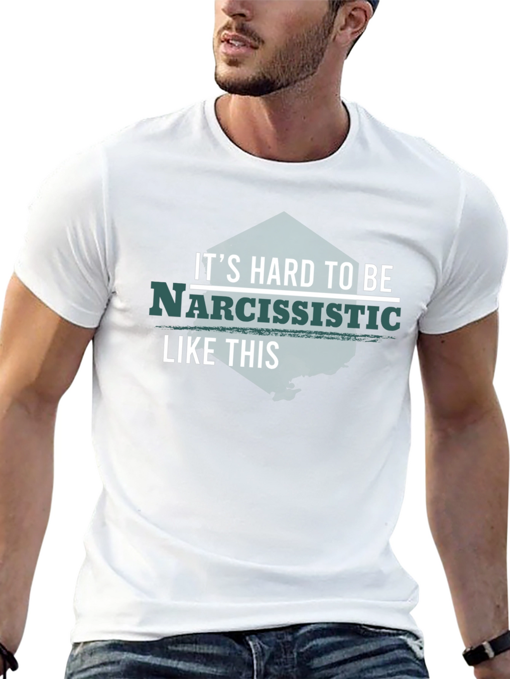 Narcissistic Funny T-Shirt - Black