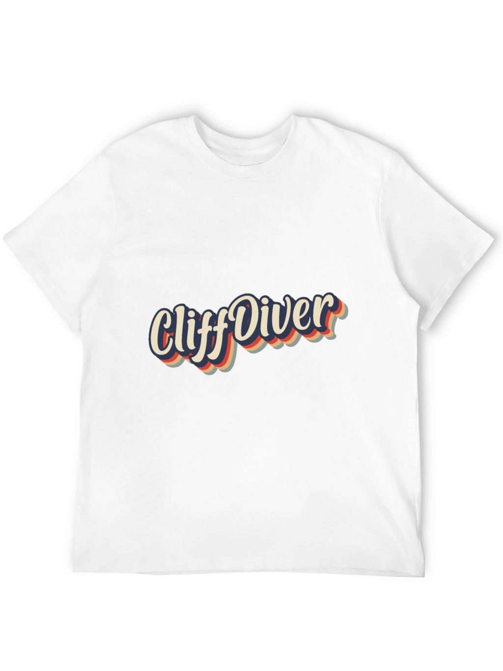 Retro Cliff Diver Graphic Tee