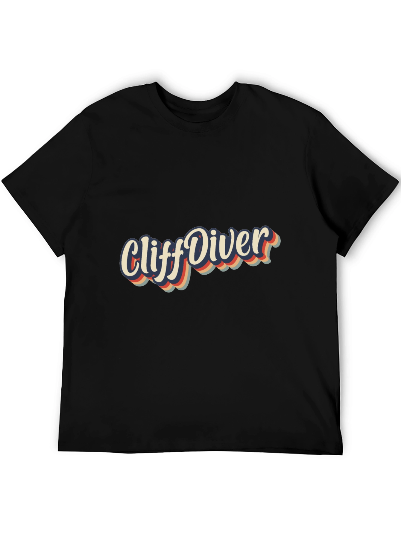 Retro Cliff Diver Graphic Tee