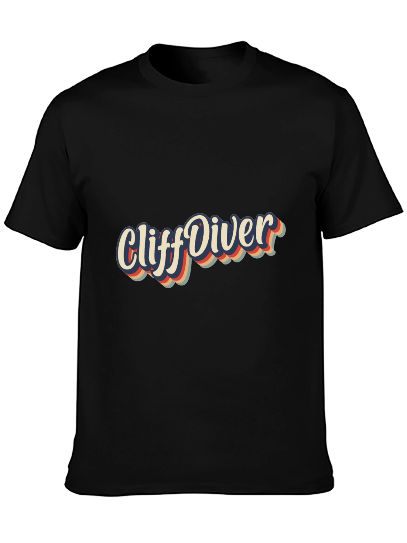 Retro Cliff Diver Graphic Tee