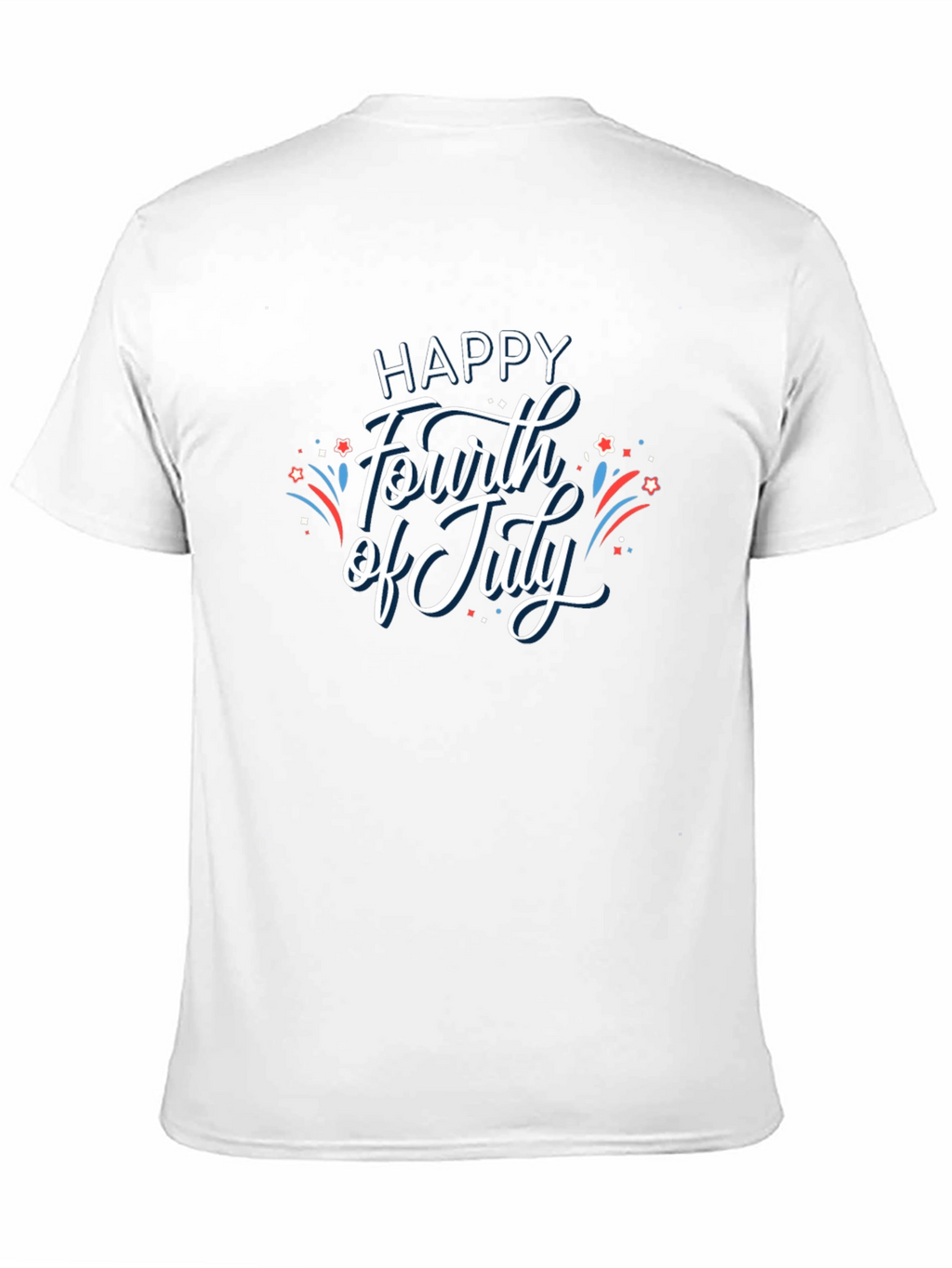 Happy Fourth of July Graphic Tee - Black