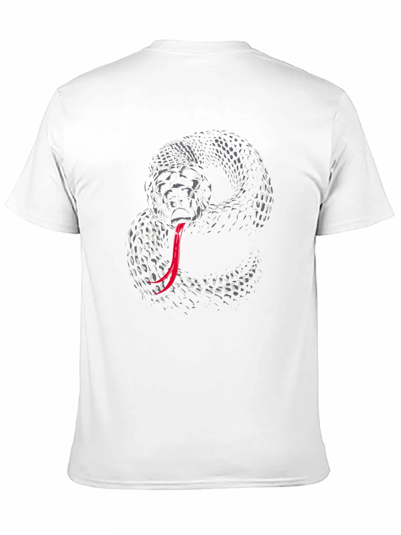 Black Snake Graphic Tee - Mens Fashion