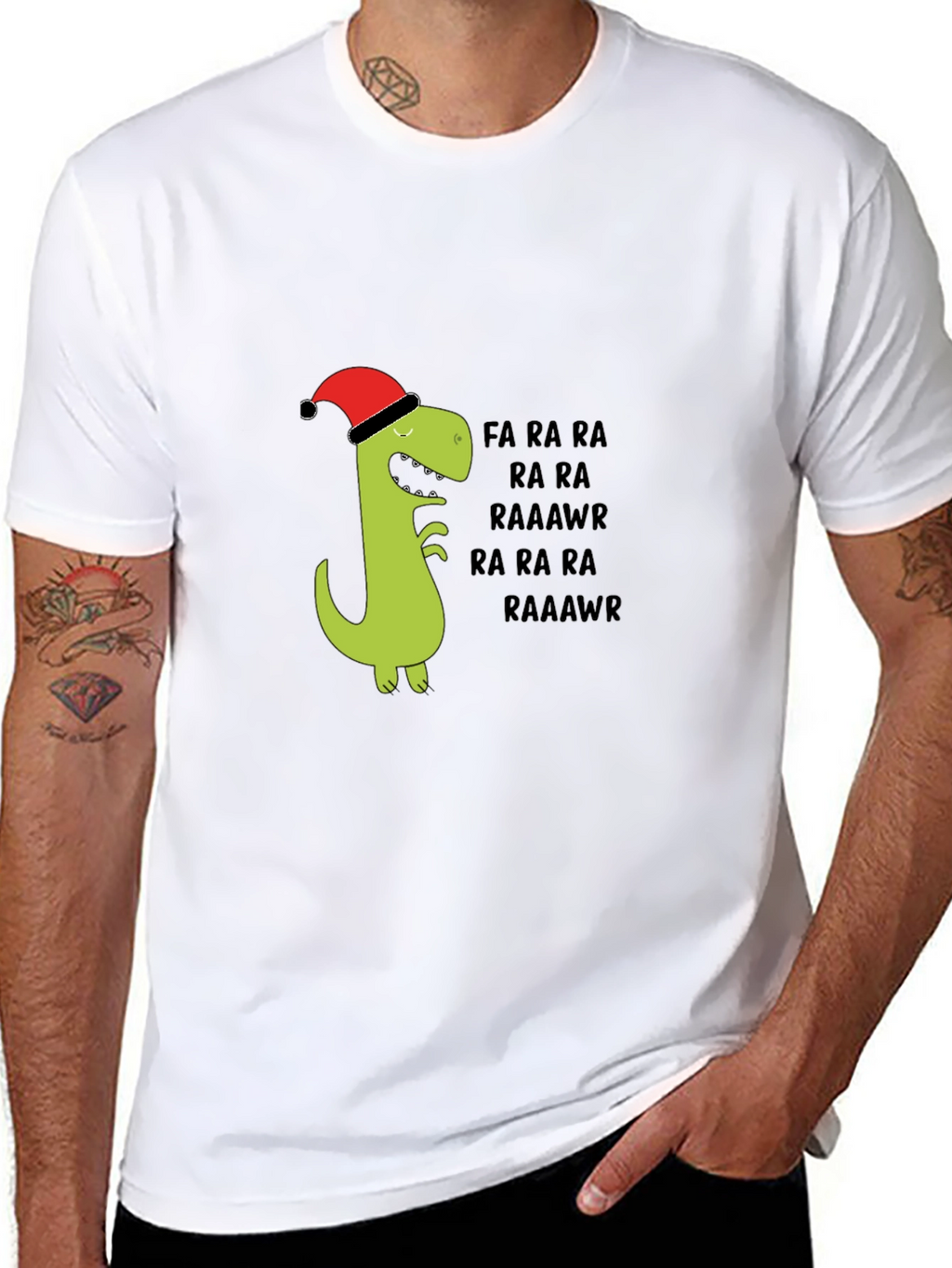 Festive Dino RAAWR T-Shirt