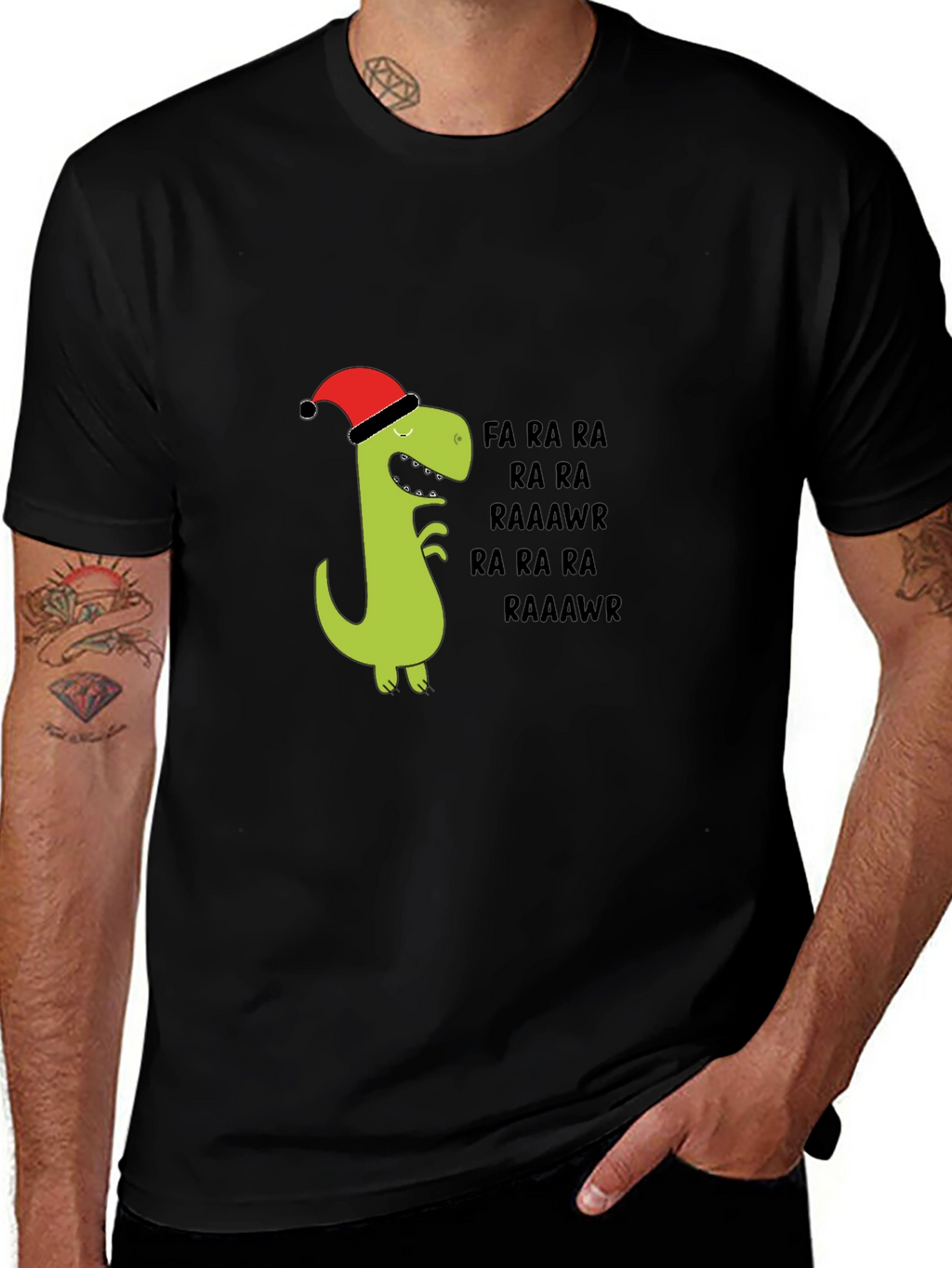 Festive Dino RAAWR T-Shirt