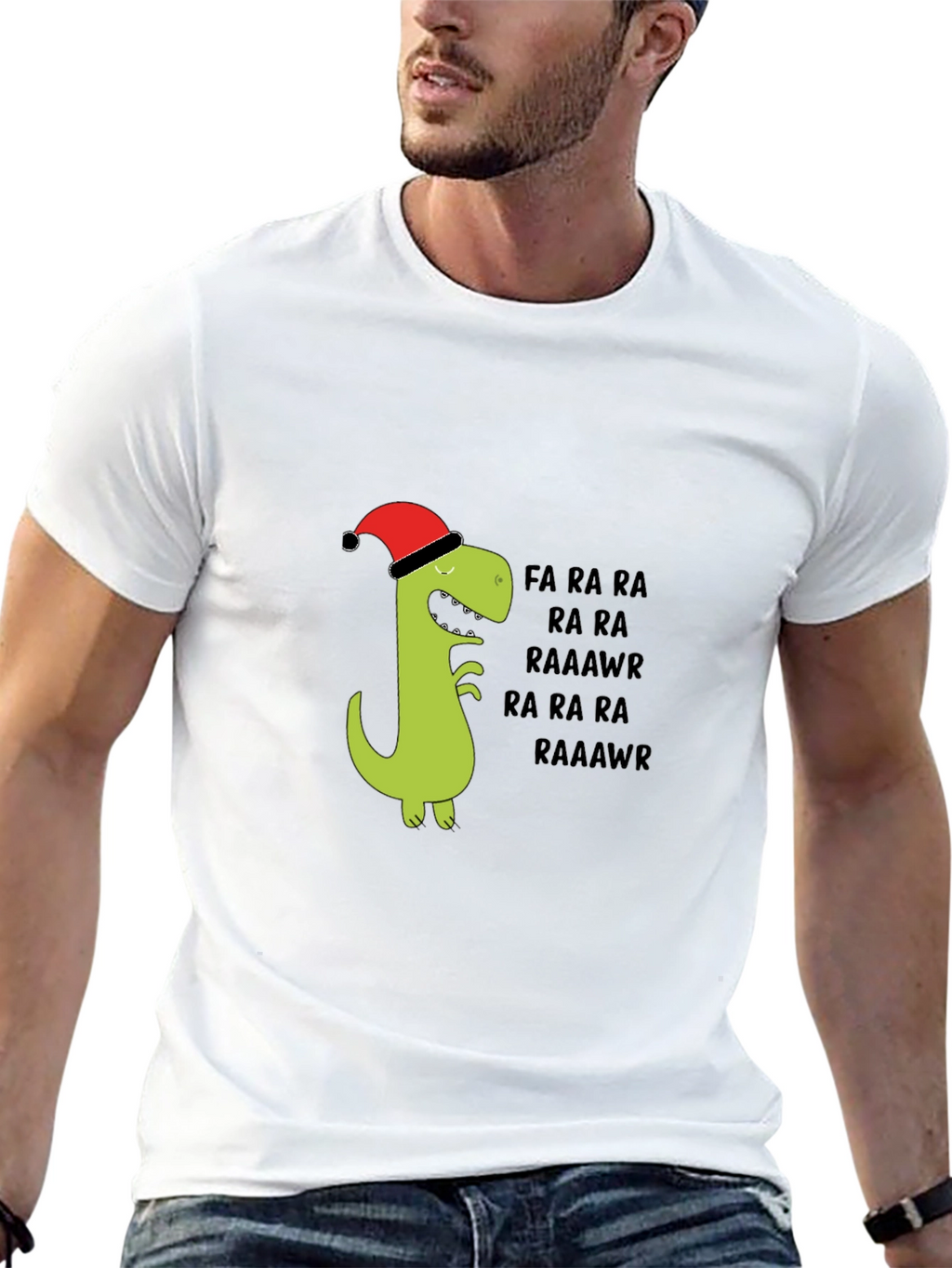 Festive Dino RAAWR T-Shirt