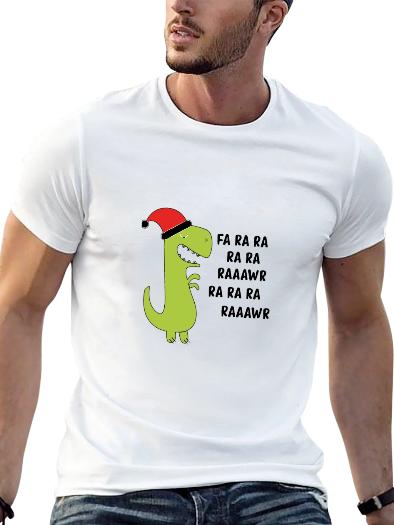 Festive Dino RAAWR T-Shirt