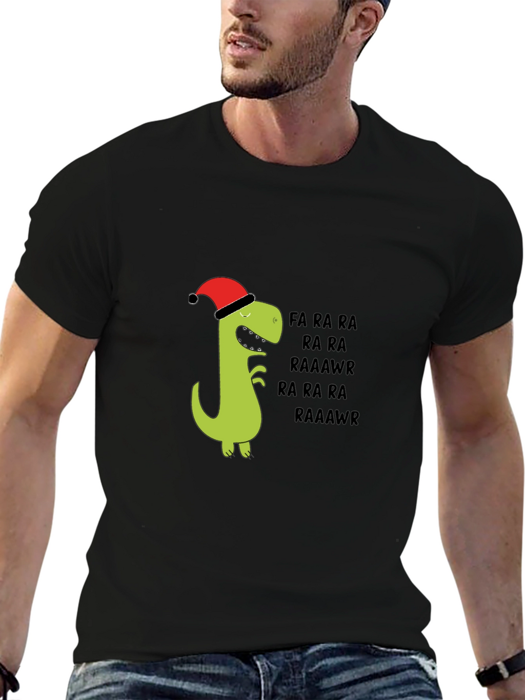 Festive Dino RAAWR T-Shirt