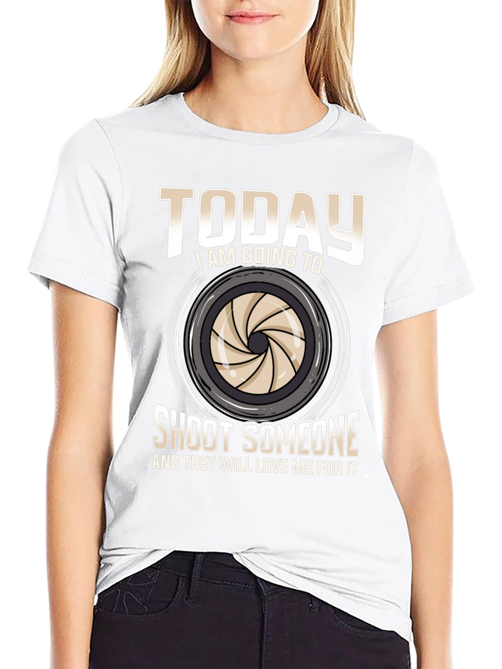 Funny Photography T-Shirt - Shoot Someone Today